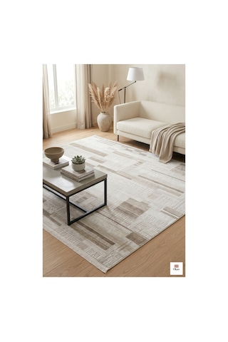 Premium Akrilik İplik Modern Salon Halısı - 462.000 Sık Dokuma Leke Tutmaz Oeko-tex Sertifikalı Çok Renkli