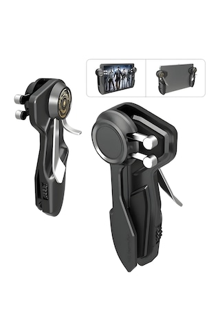 Forzacase Tablet İle Uyumlu 6 Parmak Tetik Pubg Mobile Joystic Oyun Kolu Tetik Düğmesi - Fc1121