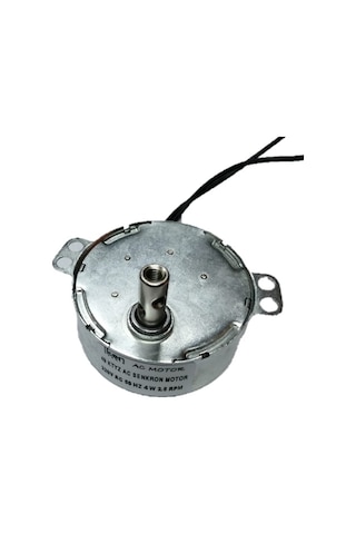 İKON TEKNİK ASENKRON MOTOR TYC 50 4 Watt 2.5 RPM 220 Volt CW/CCW ÇİFT YÖNLÜ ŞÖMİNE ÇEVİRME MOTORU