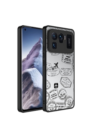 Xiaomi Mi 11 Ultra Kılıf Aynalı Desenli Kamera Korumalı Parlak Zore Mirror Kapak Seyahat