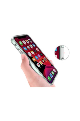 Apple Uyumlu iPhone 12 Mini Uyumlu Zore Gard Silikon-renksiz Renksiz -