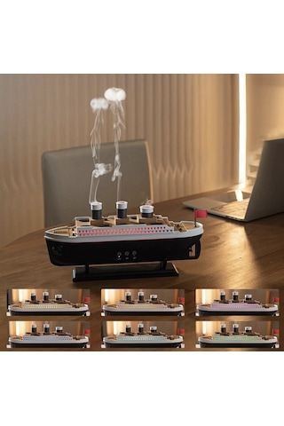 Ls29 Titanic Hava Nemlendirici Aromaterapi Buhar Makinesi Masaüstü Tasarım Usb