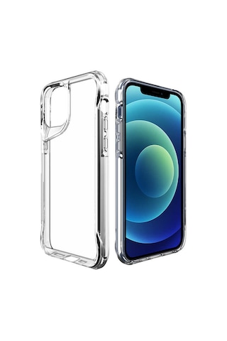 Apple Uyumlu iPhone 12 Kılıf Zore T-max Kapak Renksiz