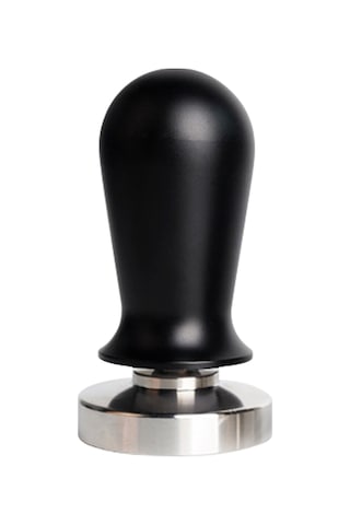 Neevoyu Ahşap Saplı Paslanmaz Çelik Kahve Tamperi,均匀压粉,53mm,黑/红棕/深棕可选 Siyah