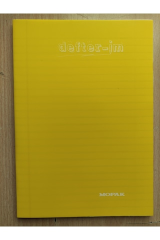 Mopak 60 Yaprak Çizgili Defter Plastik Kapak Harita Metot Hm