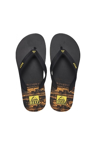 Reef Seasıde Prınts Erkek Terlik Ref.cj0311 Siyah