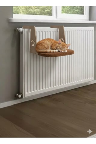 Rafadi Kalorifer Petek Peluş Yumuşak Kumaş Kedi Yatağı 30 x 40 CM