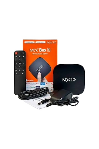 Csmtex 2.4g Wifi Tv Box Medya Oynatıcı Tv Uyumlu Mx Box Kutusu Android Tv