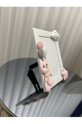 Bebek Odası Çerçeve Açık Pembe Ayıcıklı