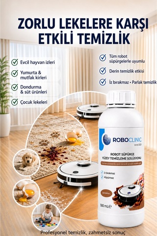 Dreame Robot Süpürge Deterjanı Solüsyon Savana Esintisi Yüzey Temizleyici 500 Ml