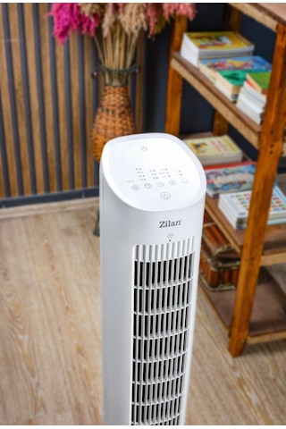 Zilan Zln1030 Air Cooler, Uzaktan Kumandalı Soğuk Su & Buz Hazneli Kule Tipi Vantilatör