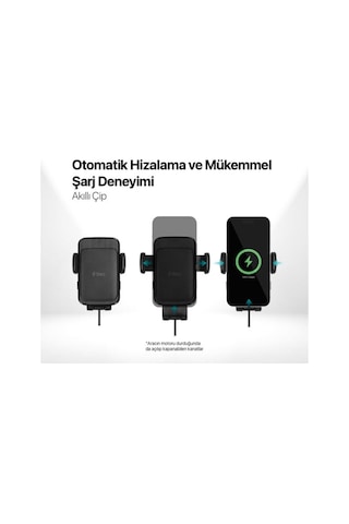 Aircharger Drive S Kablosuz Hızlı Şarj Özellikli Araç İçi Telefon Tutucu Diğer