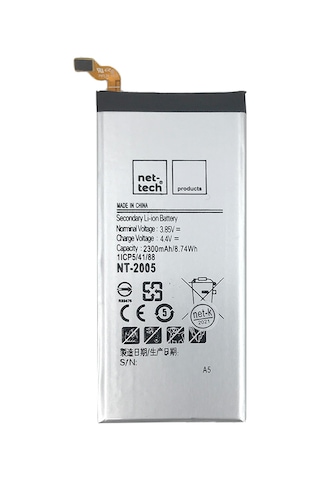Samsung Uyumlu Galaxy A500 A5 2015 için Nettech Nt-2005 2300 Mah Batarya