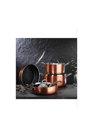 Brioni Copperfield 22 Cm Derin İndüksiyon Tencere Cpf-131