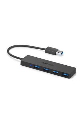 4 Port, Ultra Slim Usb 3.0 Veri Aktarım Hub Çoklayıcı, 5gbps Yüksek Hızlı Veri Transferi, 40 Cm Kablo, Siyah - A7