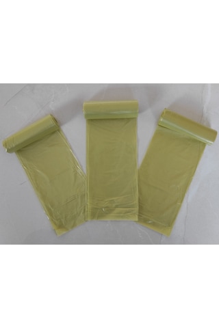 Sarı Çöp Poşeti 50x60 Cm 15'li Rulo, 5 Rulo 75 Adet