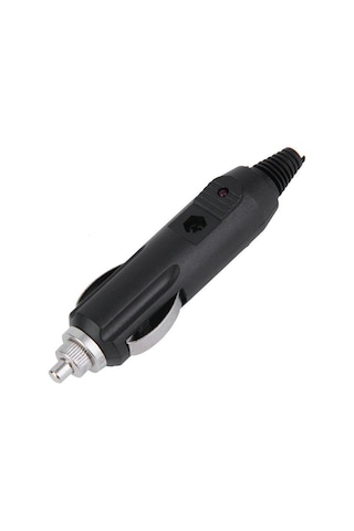 12V Oto Çakmak Soket Fişi Erkek Sigortalı Led Göstergeli