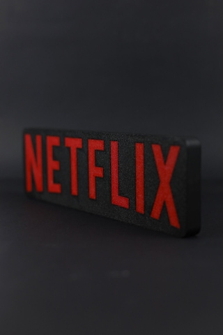 Netflix - 3 Boyutlu Tabela - 25cm X 7.5cm X 1.5cm