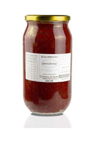 Jalapeno Acı Biber Salçası 1000 Gr. Güneşte Pişmiş