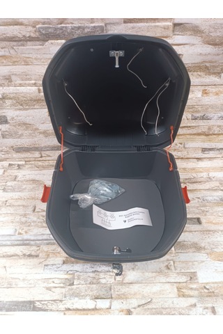 G Motosiklet Arka Çanta 33lt Işıklı Stop Sağ Sol Sinyal Beyaz