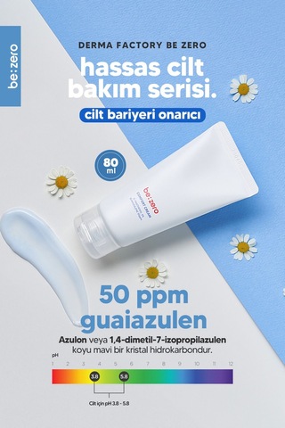 Derma Factory Guaiazulene İçeren Hassas Bakım Kremi Derma Factory Be Zero Comfort Cream 80 ML