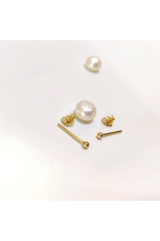 Altın Ürünler 2 - 3 MM Nokta Vidalı Top Küpe