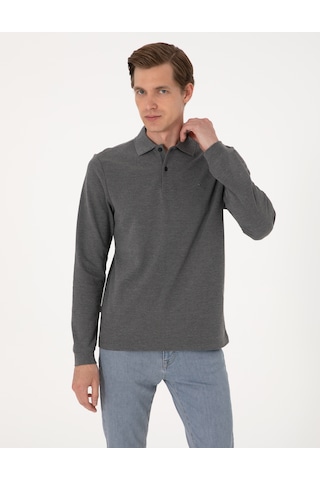 Pierre Cardin Erkek Antrasit Melanj Sweatshirt 50314048-vr081 Antrasit Melanj