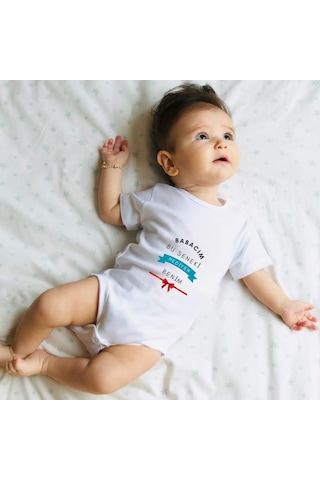 Bu Seneki Hediyen Benim Bebek Body - İsimli Hediye Body Beyaz