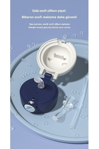 Didadodo Mavi Termos Sporcu Paslanmazçelik Bardak Bj Mavi, Büyük Ev Bardağı Mavi