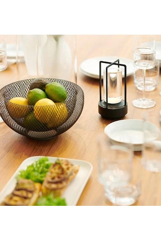 Noas Yl86 1244 Halki Siyah Şarjlı Masa Lambası 3 Renk