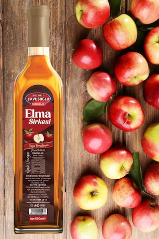 Bozkırlı Çavuşoğlu Doğal Fermantasyon Elma Sirkesi 500 ML