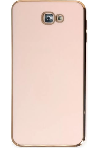 Newface Samsung Galaxy Uyumlu J7 Prime Kılıf Volet Silikon - Pembe