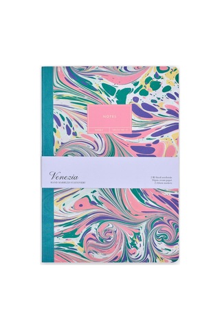 Episode 2'li Terzi Dikiş Set Ebru B5 48 Yp. Defter - Ebru Design No 57 & 02 Çok Renkli