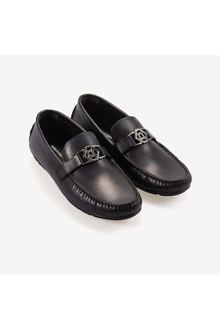 Mocassini Hakiki Deri Tokalı Erkek Loafer M584 Lacivert