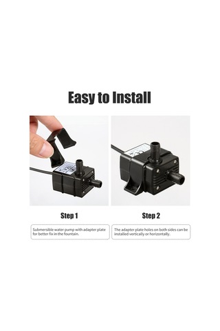 Decdeal Ultra Sessiz Mini Dc5v Usb Fırçasız Su Pompası