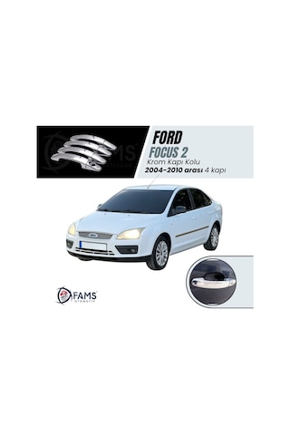 Ford Focus 2 Uyumlu 2004-2010 Krom Kapı Kolu 4 Kapı P.Çelik