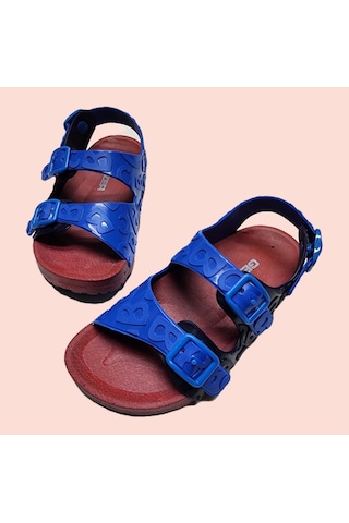 Günlük Kaydırmaz Taban Çift Tokalı Ayarlanabilir Harfli Sandalet 001