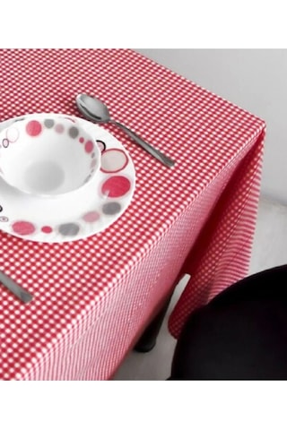 2 Adet Pötikare Piknik Örtüsü - Masa Örtüsü- Sofra Bezi 160 160 Cm Kırmızı