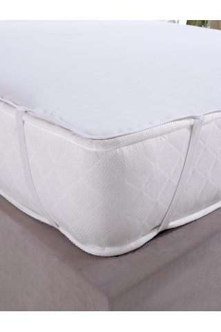 Çettex Micro Sıvı Geçirmez Köşe Lastikli Yatak Koruyucu Alez Beyaz