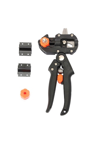 Sones Bahçe Profesyonel Aşılama Kesme Aleti / Aşı Budayıcı / Sebze Meyve Ağacı İçin Aşı Makası Siyah