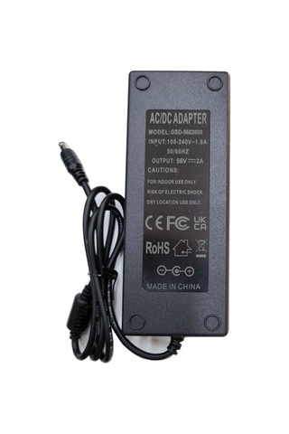 56v 2a Adaptör 5.5 2.5 Mm Standart Uçlu Adaptör Ac-dc 56v 2a Adaptör