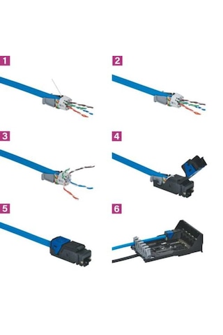 033775 Lcs3 Cat 6a Stp 6 Adet Rj45 Jack