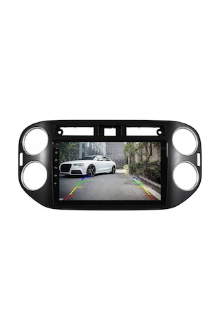 Volkswagen Tiguan Android Multimedya Sistemi 4-64 Cadence R18 2007-2015 Ön Kayıt Kamera  9"