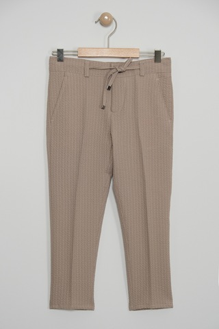 Erkek Çocuk Ceket Gömlek Pantolon Papyonlu Takım Elbise Te.1001y Vizon