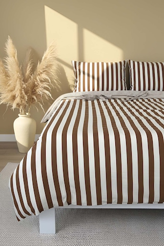 My Sleep Cinnamon Çift Kişilik %100 Pamuklu Nevresim Seti - 4 Parça Çeyiz Seti Çok Renkli