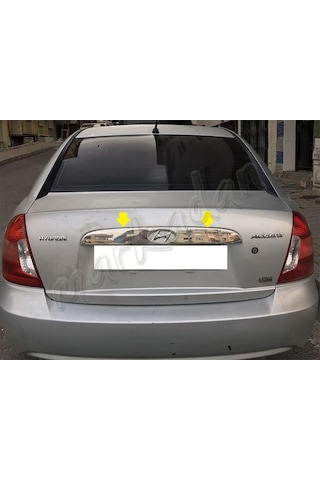 Hyundai Accent Era Krom Bagaj Çıtası 2005-2011 Paslanmaz Çelik N11.2186