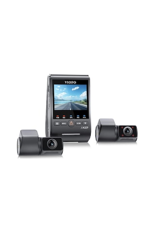 Viofo A329s 3 Kameralı Ön+arka+iç 4k+2k+2k Wi-fi 6 Hdr Sony Starvıs 2 Sensör Gps'li Ssd Destekli Araç Kamerası