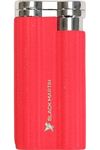 Black Martin Tek Torch Pürmüz Delicili Kırmızı Metal Puro Çakmağı - Tr9539