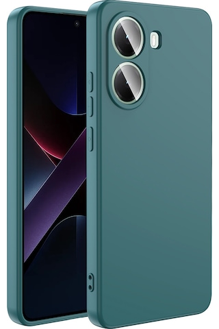 Mobilteam Poco X7 Pro Kılıf Mara Lansman Kapak - Kırmızı Kirmizi