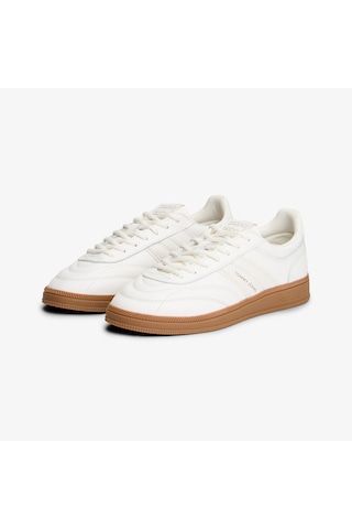 Tommy Hilfiger The Greenwich Edge Leather Kadın Beyaz Spor Ayakkabı En0en03000 Beyaz